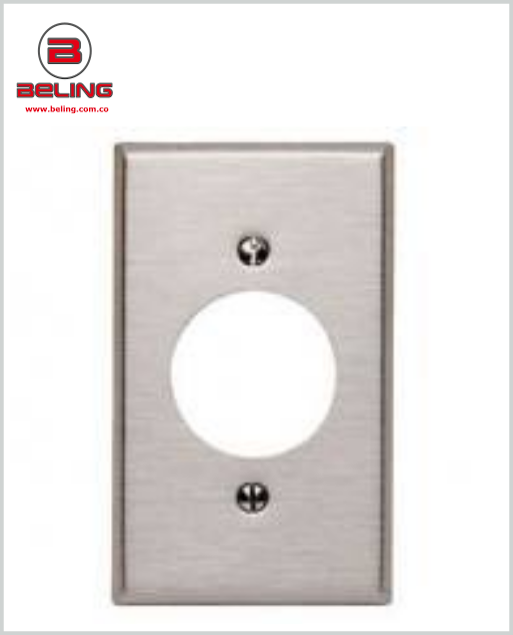 TAPA INOX P/TOMA SEGURIDAD
