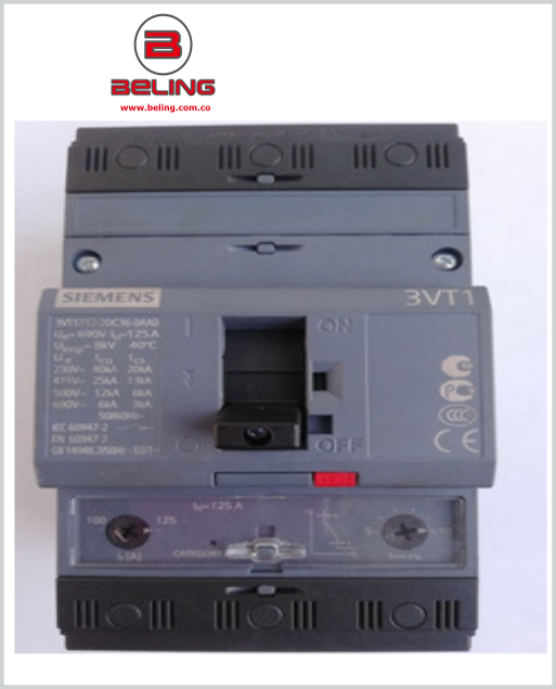BREAKER IND 3 X 125 3VT1712-2DA36 0AA0 SIEMENS