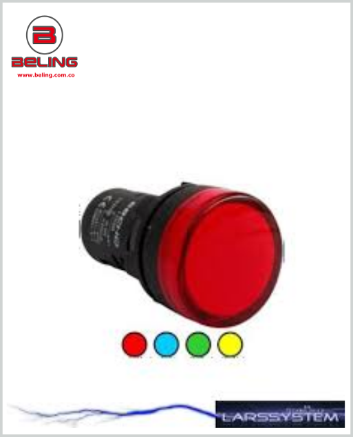 LAMPARA PILOTO 22MM ROJO