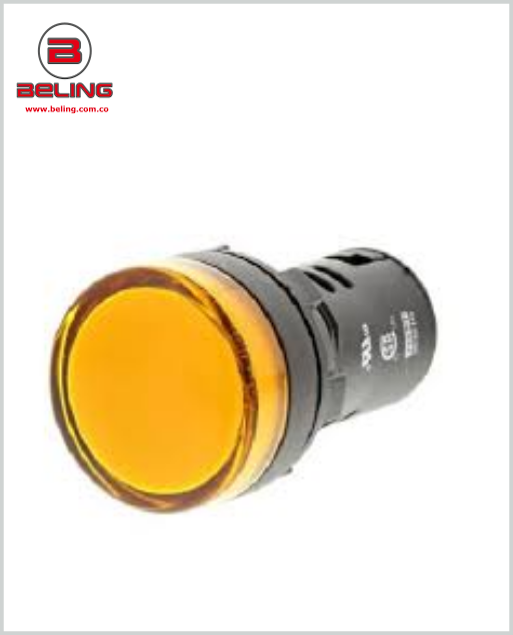 LAMPARA PILOTO 22MM AMARILLO