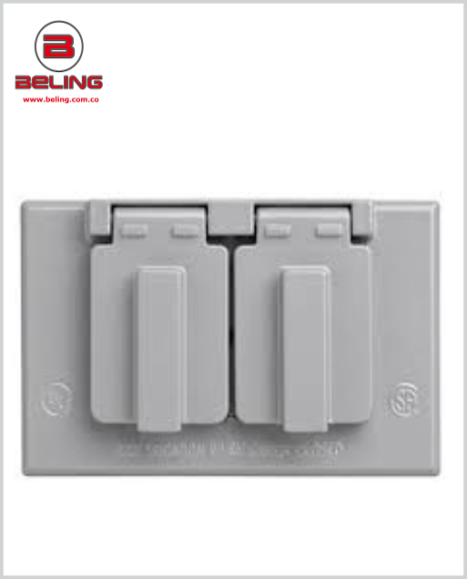 TAPA DOBLE SEGURIDAD PLASTICA