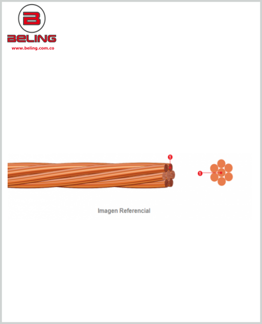 CABLE DESNUDO 6AWG