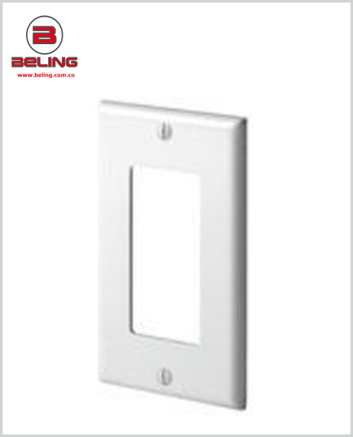 TAPA BLANCA CON TORNILLO DECORA