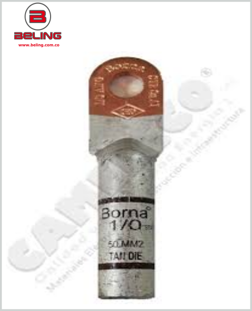 BORNA BIMETALICA 1/0 COBRE