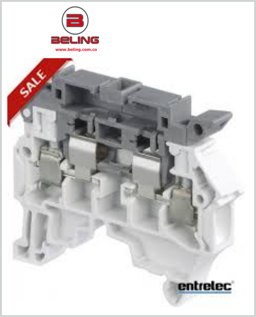 BORNA PORTA FUSIBLE 24-12 GRIS